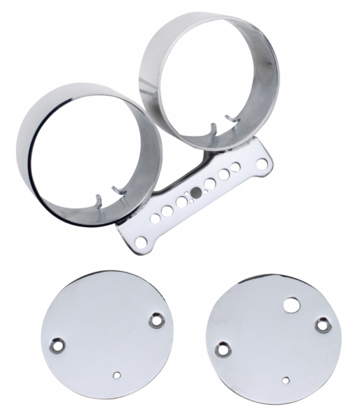 INSTRUMENT BRACKETS FOR SPORTSTER, DYNA & POLICE ROAD KING